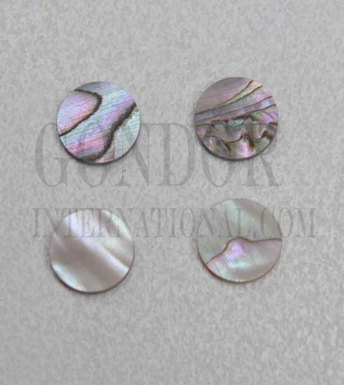 1pc Red abalone dots 7.16mm (9/32")x1.3mm