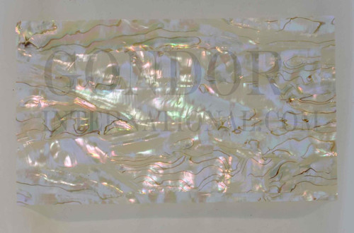 1pc Red abalone laminated sheet 135x235x3mm