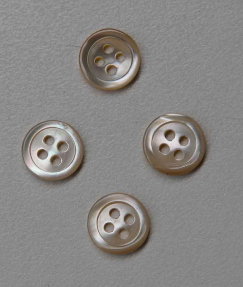 1pc Trochus buttons 4H 17Lx1.9mm