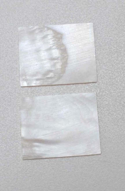 1pc White MOP blanks 21.75x31.8x1.55mm