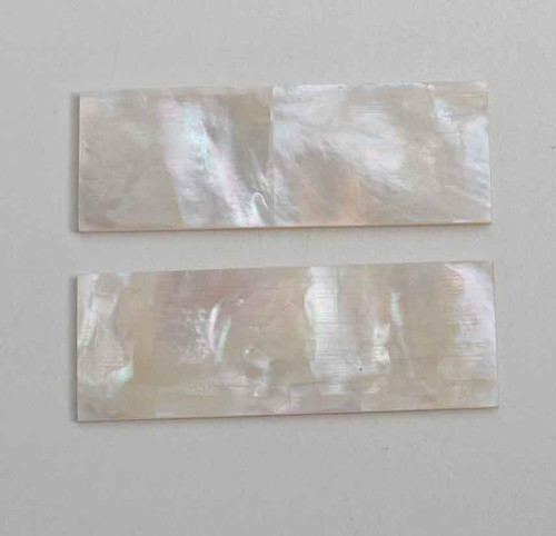 1pc White MOP blanks 32x108x3.15mm