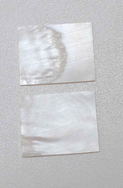 1pc White MOP blanks 35x55x1.5mm