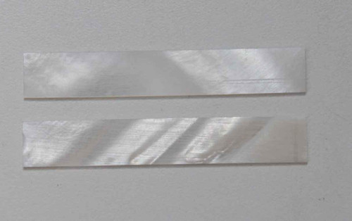 1pc White MOP blanks 4.2x60.2x1.2mm