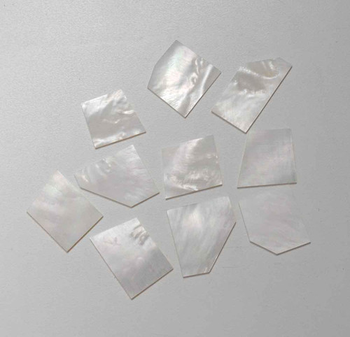 1oz White MOP blanks mix size B grade 1.5mm