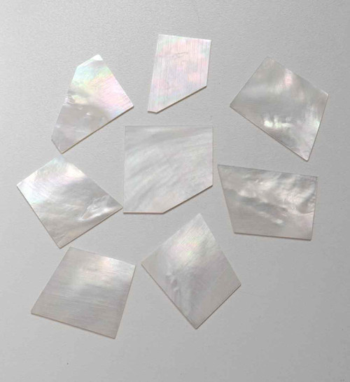 1oz White MOP blanks mix size large 1.3mm