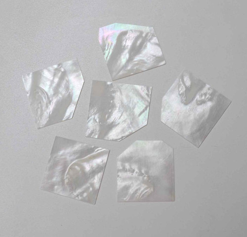 1oz White MOP blanks mix size large 1mm