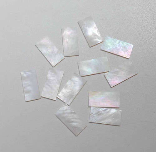 1oz White MOP blanks mix size small 1mm
