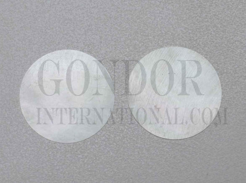 1pc White MOP discs polished 1 side 25x1mm