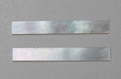 1pc White MOP blanks 10x65x1mm