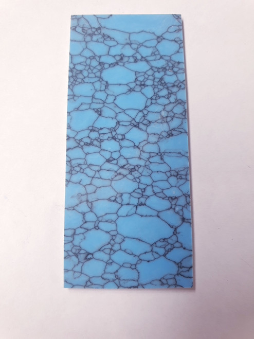 1pc Turquoise Ch2B1 reconstituted stone blanks polished 30x70x1.5mm