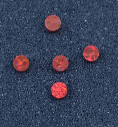 Opal dots OP45 3 x 1.3mm flat pcs made to specific diameter and thickness made from manufactured opal suitable for inlay, fingerboard markers, jewellery, Opal dots can be worked same way as mother of pearl and are of similar hardness.