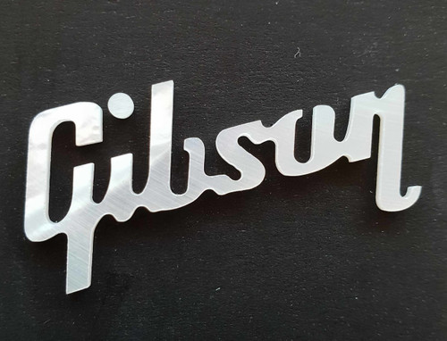 Precut logo Gibson White MOP replacement 1.5mm thickness.