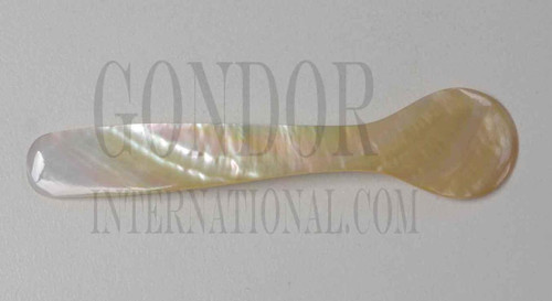 Mother of Pearl spoons (Caviar spoons) 91mm 3.58") length. Made from top quality gold Mother of Pearl shell.