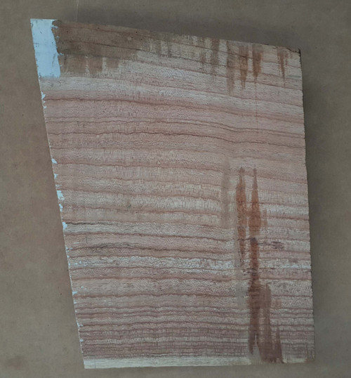 1pc Australian White Cedar figured 210x290x70mm