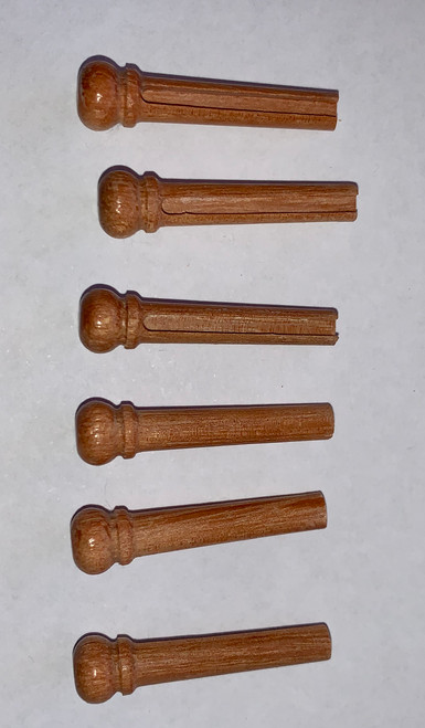1 set Guitar bridge pins Size 1 Australian Southern Mahogany