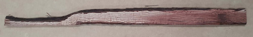 1pc Hairybark oak 40x470x10mm