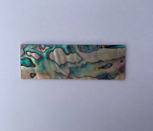 1pc Green abalone inlay feather blanks 27 x 75-95x1.6mm
