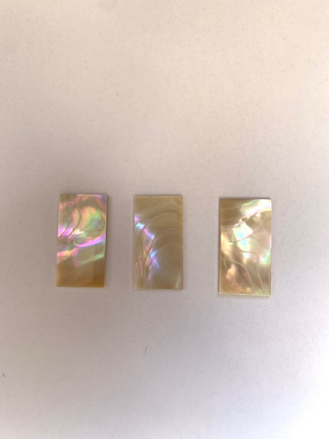 1pc Green Turban blanks polished 1 side  22 x 42 x 1.5mm