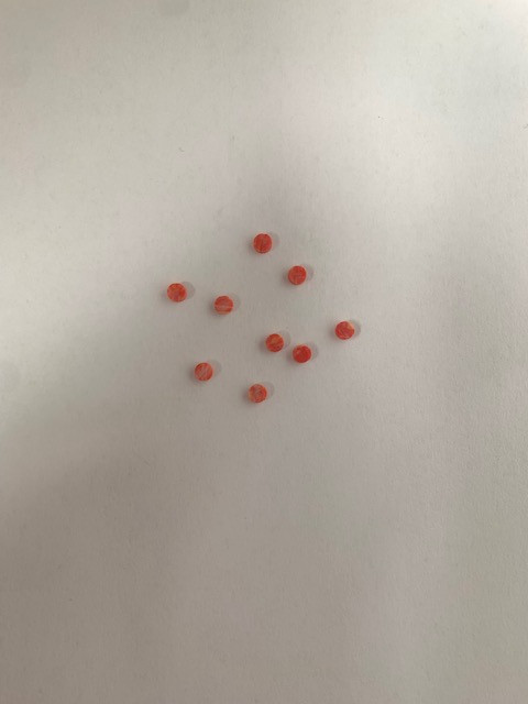 1pc Sun Stone CMARBLE2 reconstituted stone dots 3 x 1.5mm
