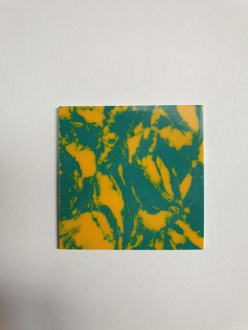 1pc Arizona Jade DO29 reconstituted stone blanks 50x50x1.5mm polished