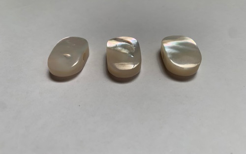 1set White MOP tuning peg 6pc set 16x22x6.5mm with 3mm hole B grade