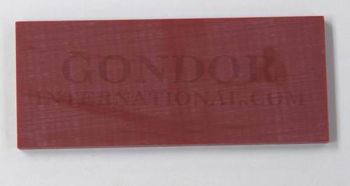 Red Dino Bone artificial stone blanks 30 x 70 x 2.2mm suitable for inlay. Can be cut with standard cutting tools - jewellery saw similar in characteristics to mother of pearl (hardness approx. 3. Can be sanded and polished same way as shell material. All pcs are A grade good on both sides.