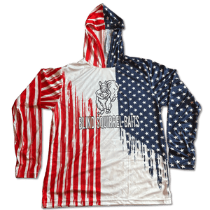 Blind Squirrel Baits Hooded Fishing Jersey Performance Sun Hoodie M 4X