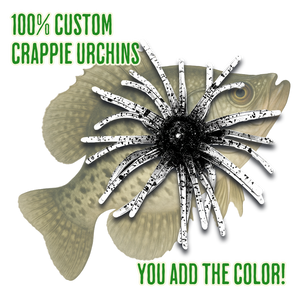 Blind Squirrel Baits Fully Custom 1.5" Crappie URCHIN