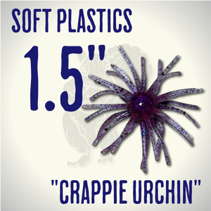 Blind Squirrel Baits 1.5" Crappie Urchin (8 pack)