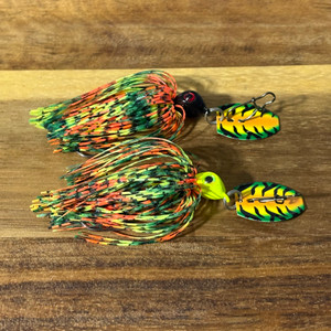 Pair of 1/2 oz Firetiger Bladed Jigs