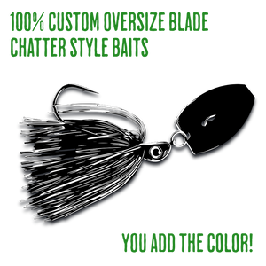 Custom Blind Squirrel Baits OVERSIZED Bladed Jigs Custom Blind Squirrel Baits OVERSIZED Bladed Jigs