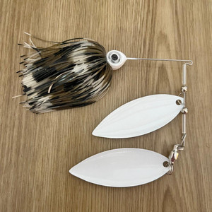 Wes Murdock Double White Willow Spinnerbait