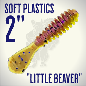 Blind Squirrel Baits 2" "Little Beaver" Crappie and Panfish Slayer Bait Blind Squirrel Baits 2" "Little Beaver" Crappie and Panfish Slayer Bait