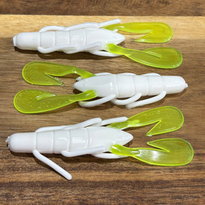 Country Craws (White/Chartreuse)