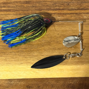 1/2 oz Black head spinnetbait