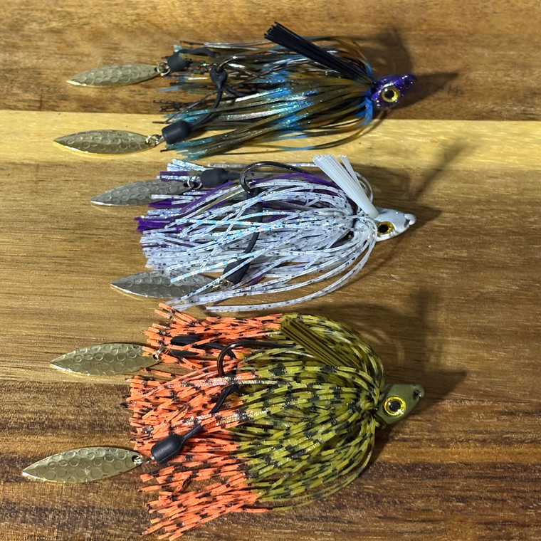 Swim Jig Trio (tail spins included)