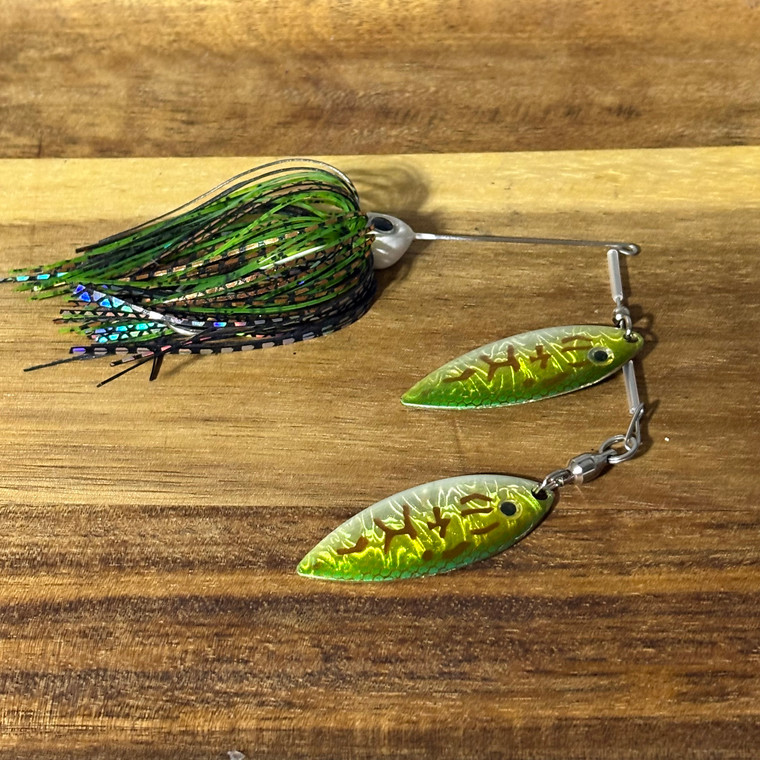 3/8 oz Green Baby Bass Spinnerbait