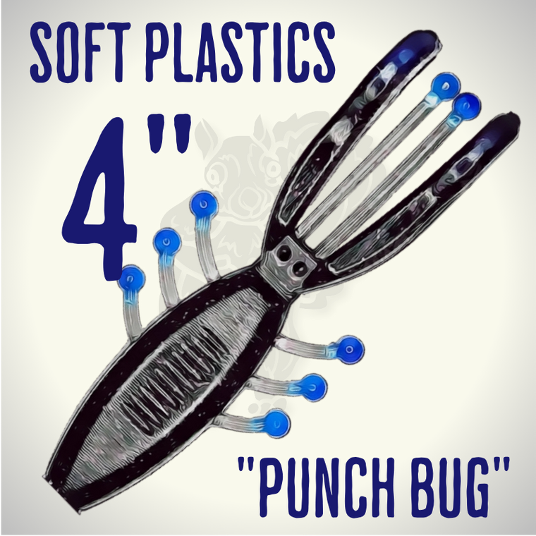 Blind Squirrel Baits 4" Punch Bug Soft Plastic Bait