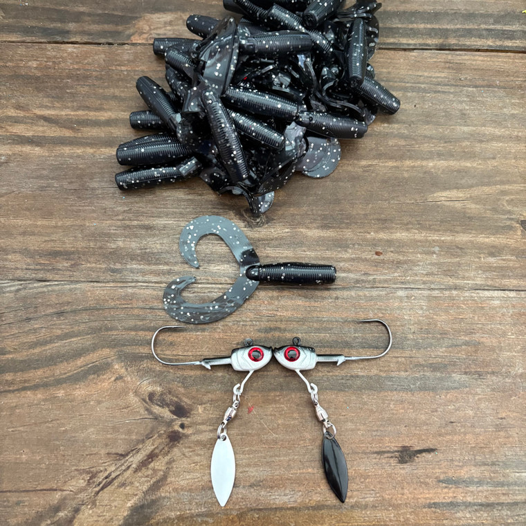 Twin Tail Grub Underspin Lot