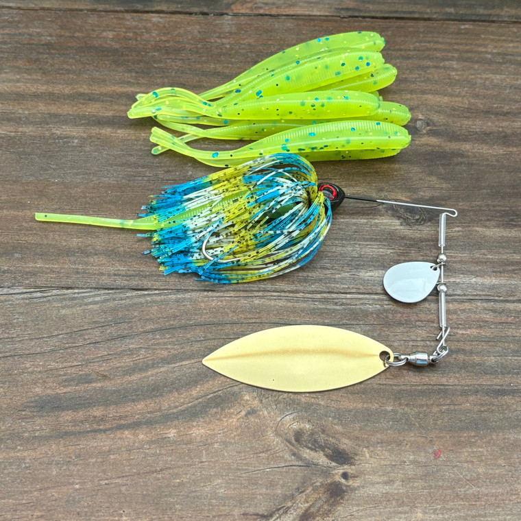 Spinnerbait and Minnow Trailer Combo (1/2 oz)