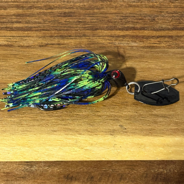 1/2 oz bladed jig black blade