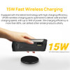 Ulefone UF005 15W Round Fast Charging Qi Wireless Charger(Black)