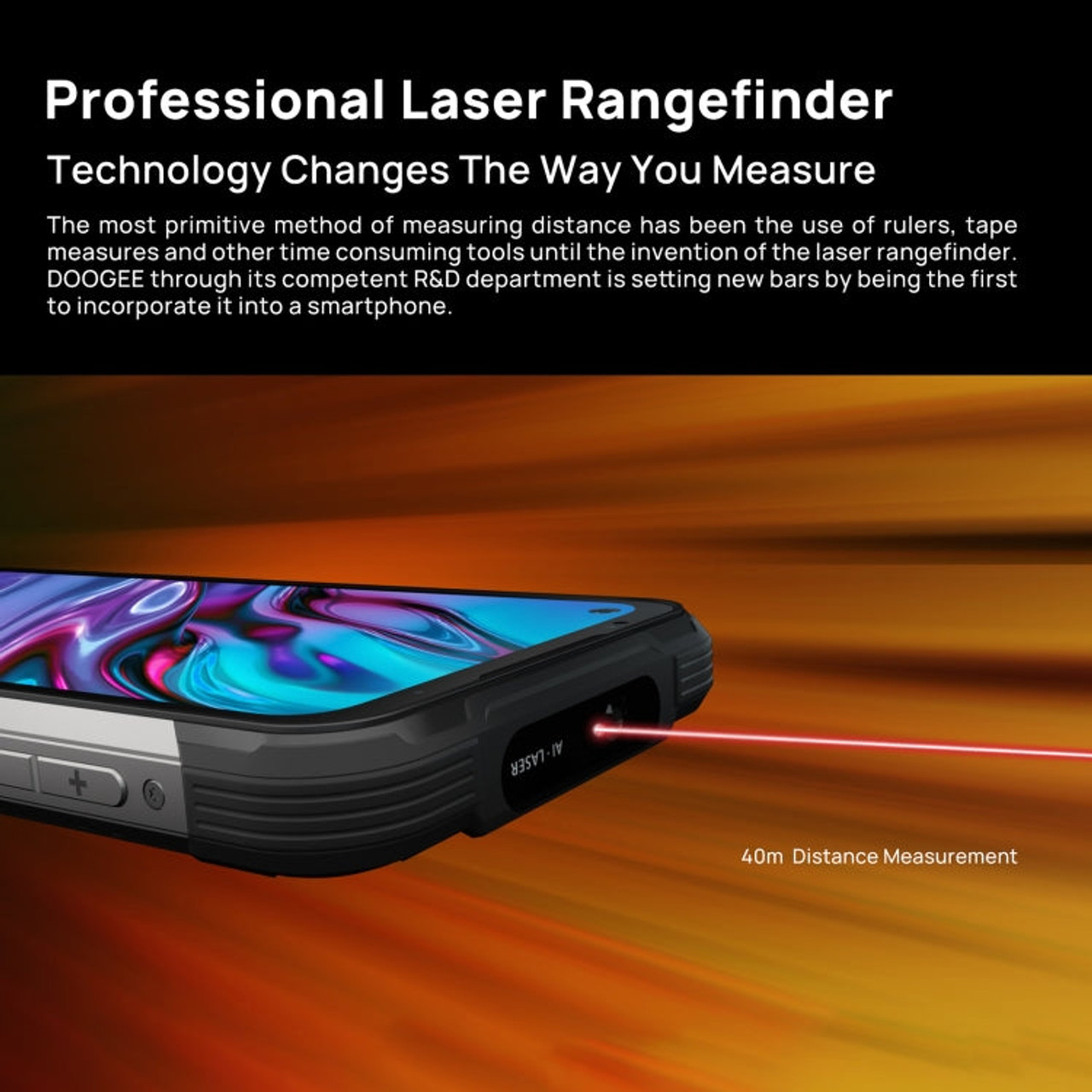 DOOGEE S97 Pro Rugged Phone, Laser Rangefinder, 8GB+128GB