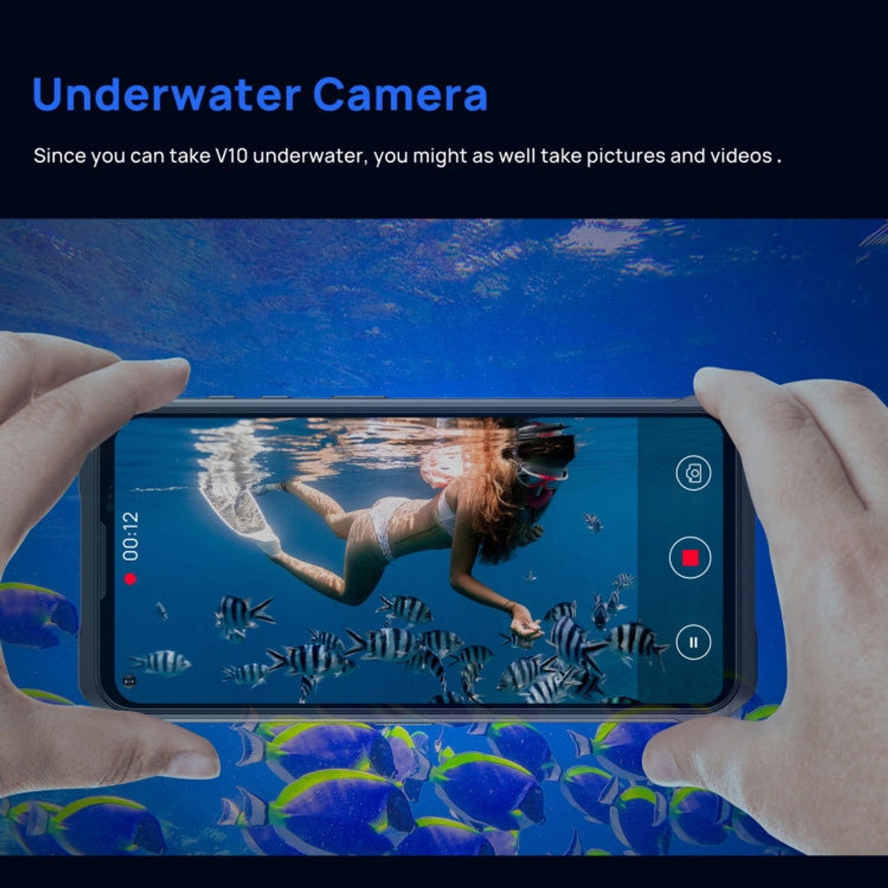 DOOGEE V10 5G Rugged Phone, Non-contact Infrared Thermometer, 8GB+128GB