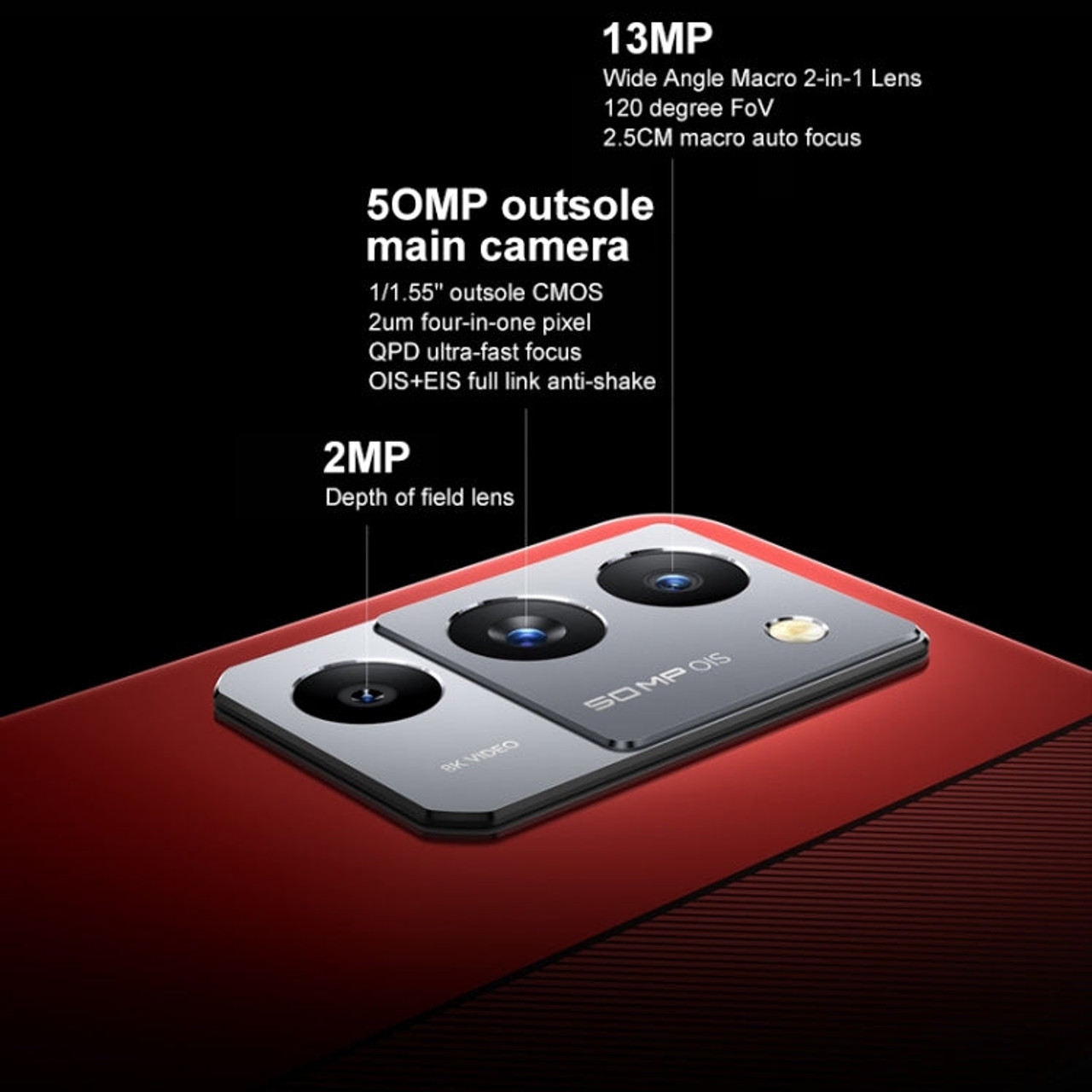Lenovo LEGION Y70 Phone, 50MP Camera. 8GB+128GB