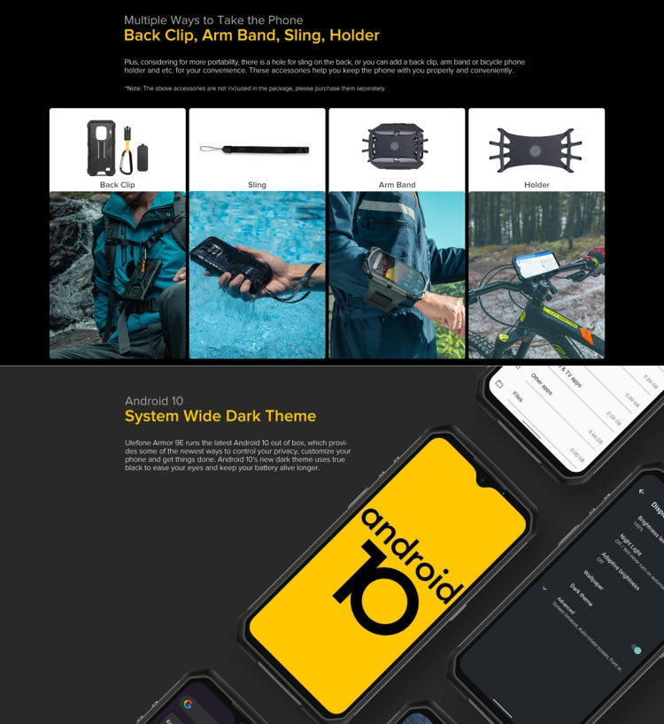 Ulefone Armor 9E Rugged Phone,  64MP Camera, 8GB+128GB