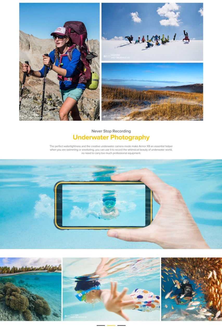 Ulefone Armor X8 Rugged Phone,  4GB+64GB