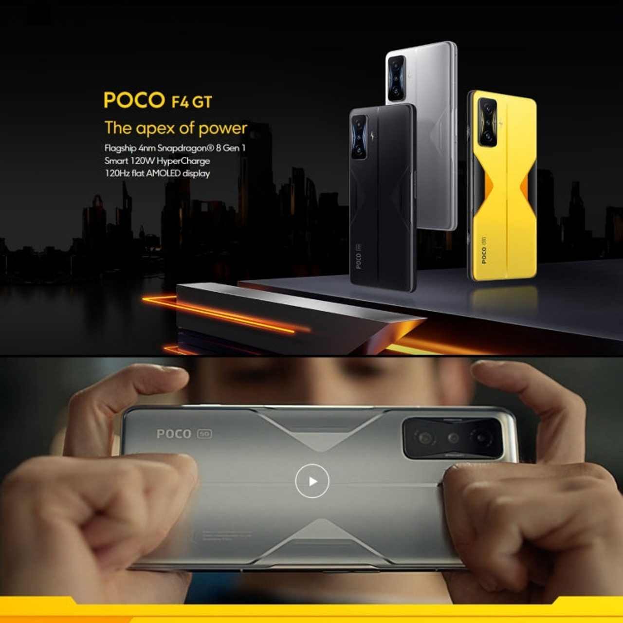 Xiaomi POCO F4 GT 5G, 64MP Camera, 8GB+128GB, Global Version