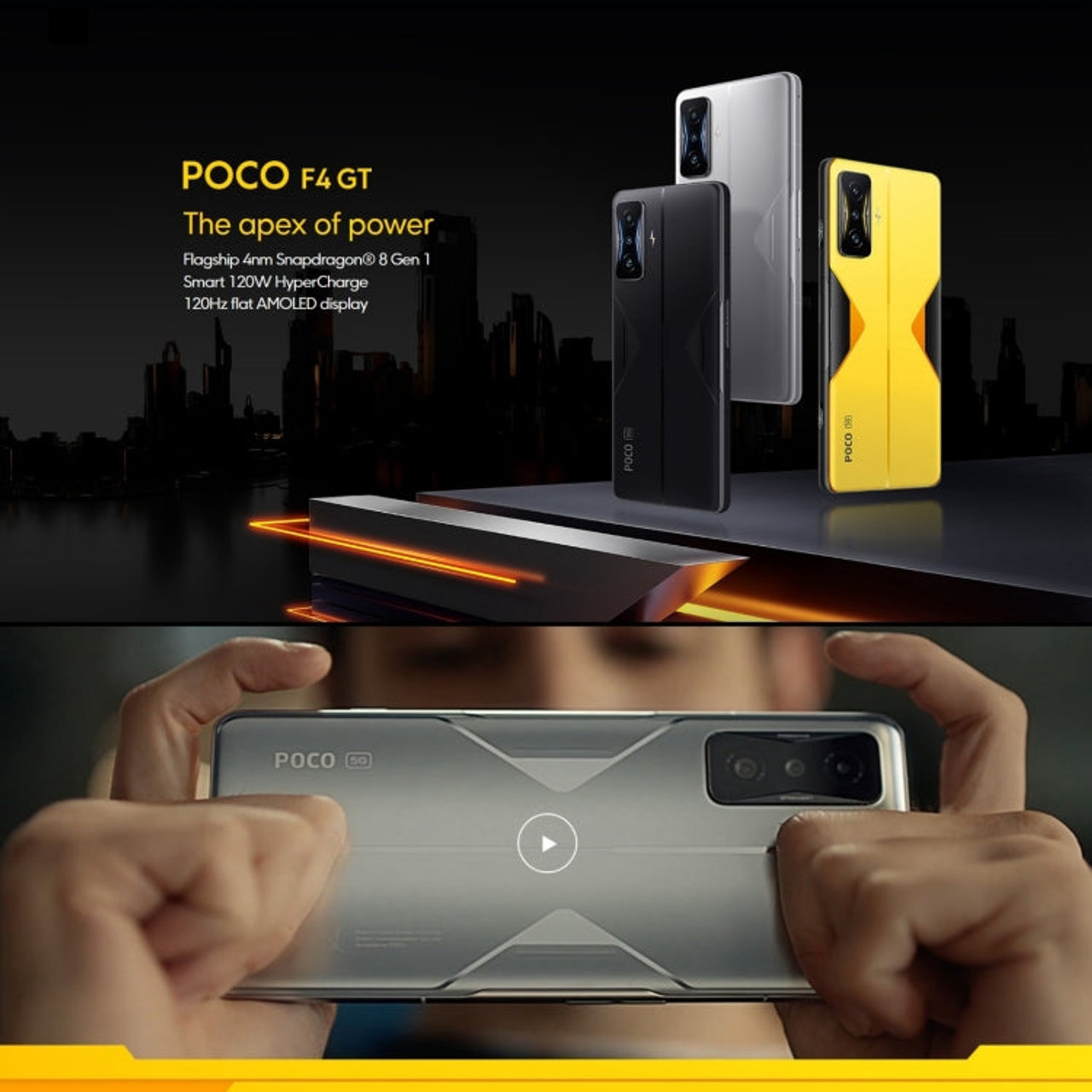 Xiaomi POCO F4 GT 5G, 64MP Camera, 12GB+256GB, Global Version
