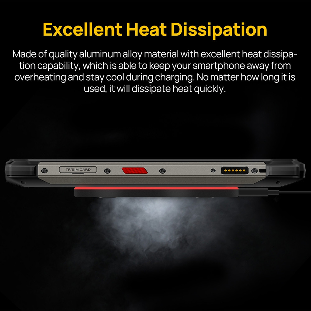 Ulefone UF005 15W Round Fast Charging Qi Wireless Charger(Black)